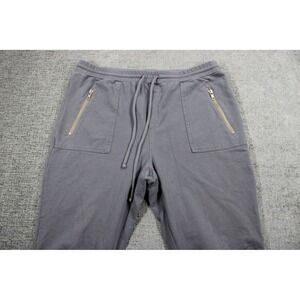Daily Ritual Mens Jogger Pants Charcoal Gray Zipper Pockets DR19012812 Medium